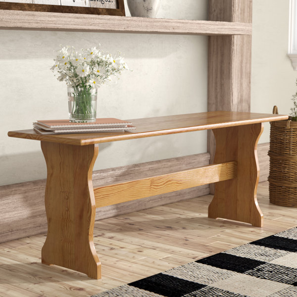 Laurel Foundry Modern Farmhouse Jiles Wood Bench & Reviews Wayfair